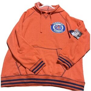 Men's Detroit Tigers Large Patch Heavy Duty 2XL Orange Blue Stripe New tags